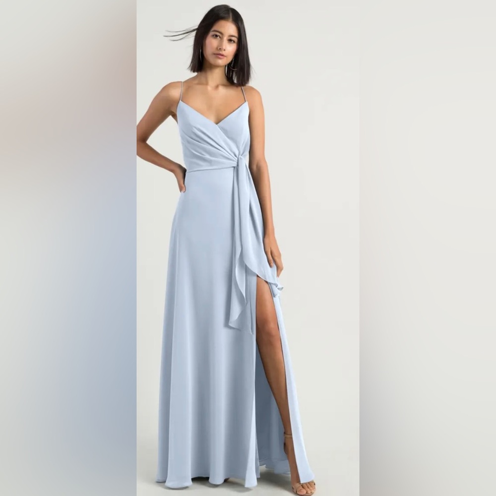 Jenny Yoo Amara bridesmaid dress in whisper blue